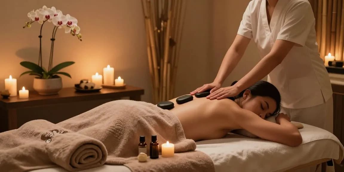 TRANG CHỦ ALO8 features a tranquil spa treatment for relaxation and rejuvenation, showcasing luxury massage therapy.