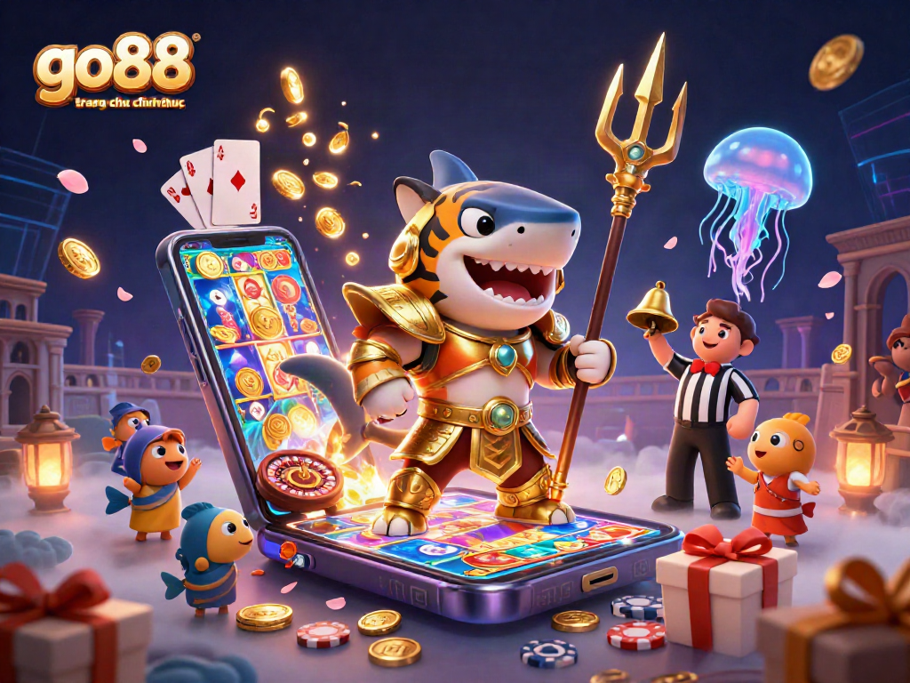 Experience go88 trang chu chinh thuc with thrilling games and vibrant action in an underwater arena.