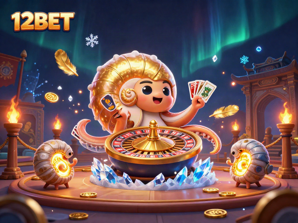 Experience thrilling moments with 12BET's ancient nautilus roulette in a vibrant casino world.