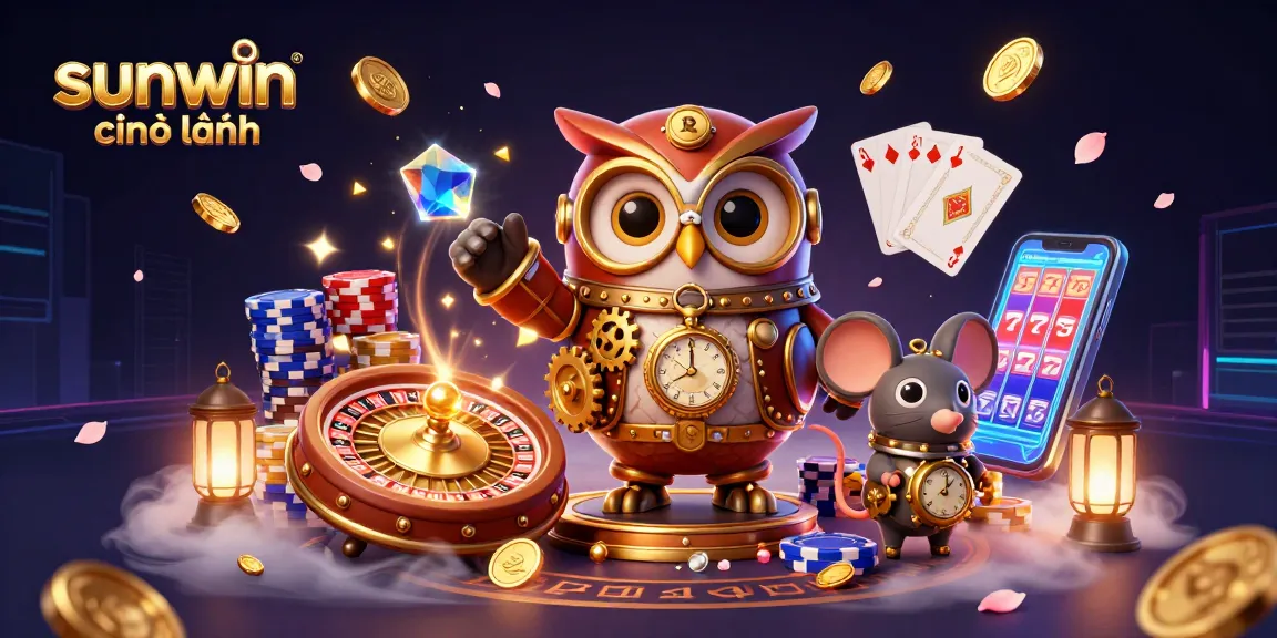 Experience the thrilling world of sunwin chính hãng with time-traveling characters and vibrant casino elements.