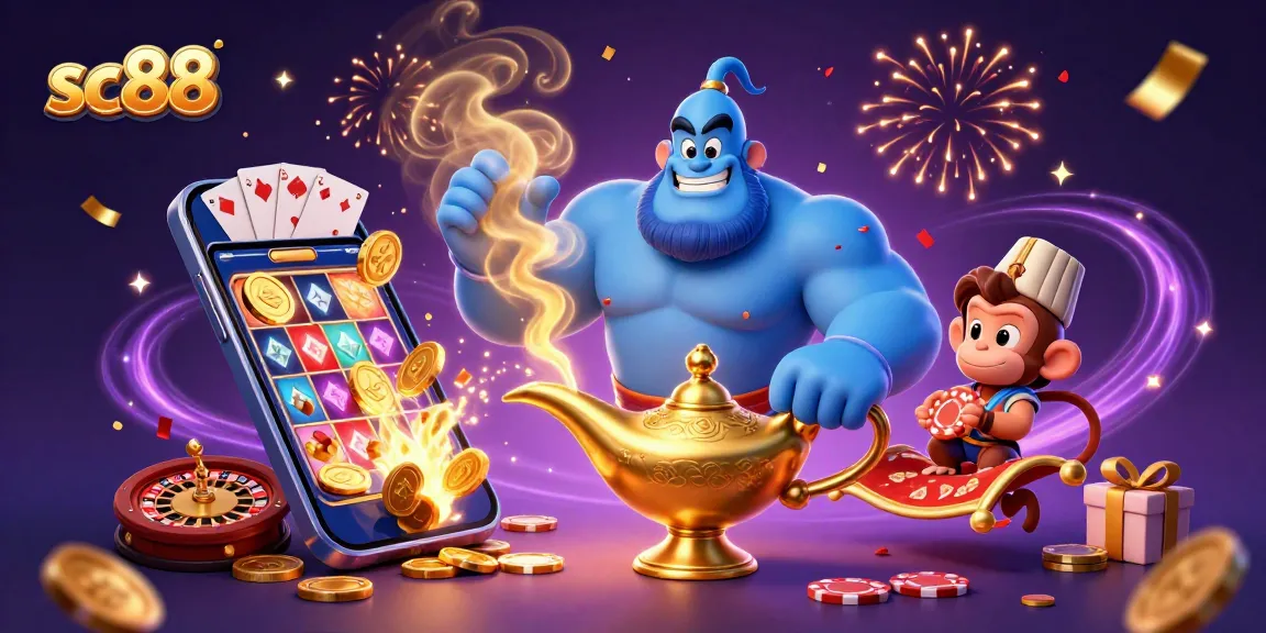 Experience the thrill at SC88 with vibrant casino themes and magical elements.
