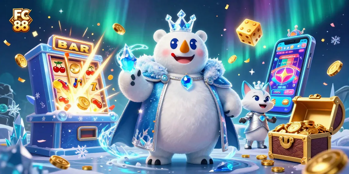 Engage with the thrilling slots experience at FC 88 featuring a dynamic jackpot scene.