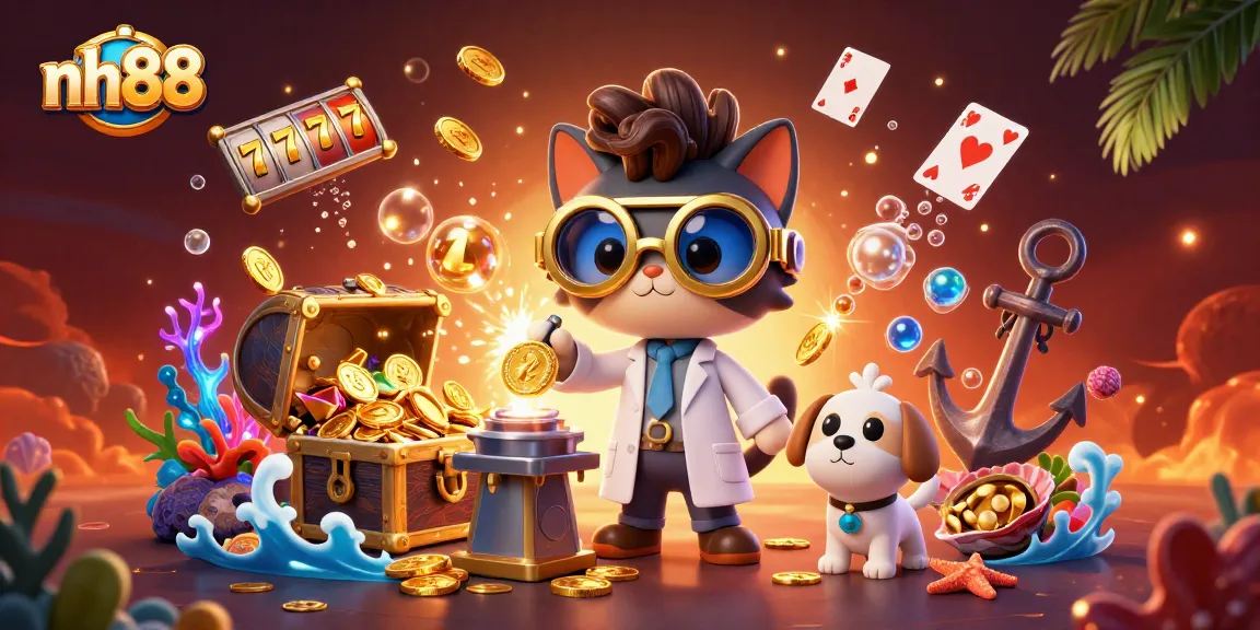 Engage with exciting slots and jackpot gameplay featuring nh88's vivid gaming scene.