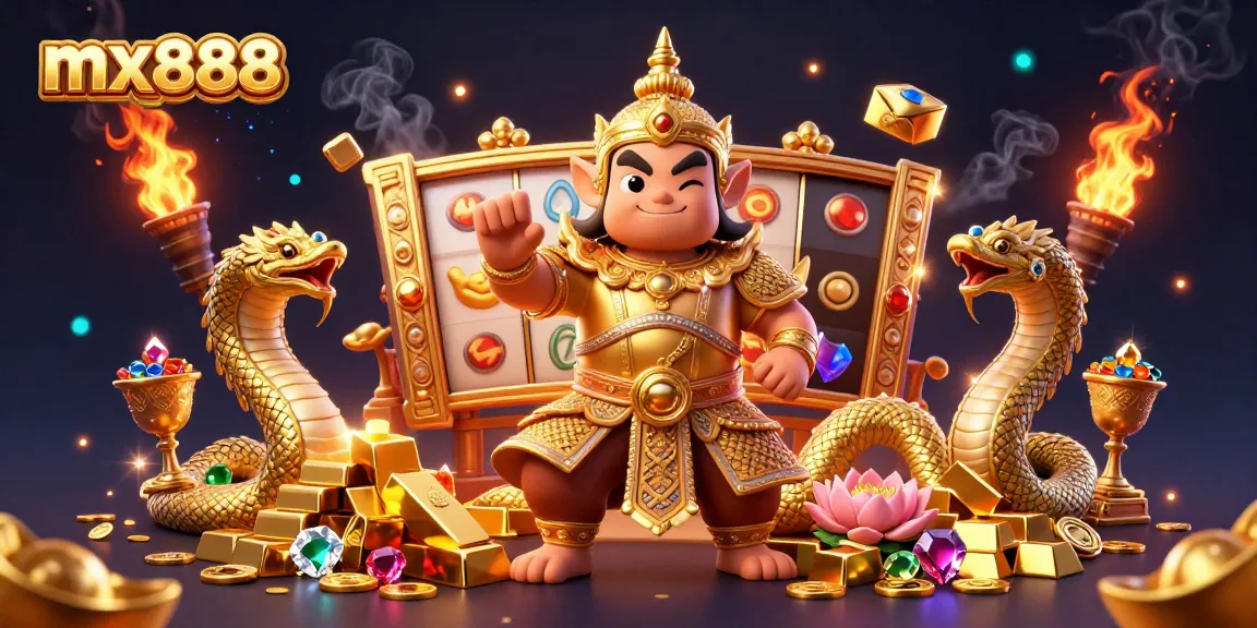 Experience the thrill of mx888 as you spin the reels and win jackpots in a vibrant casino scene.