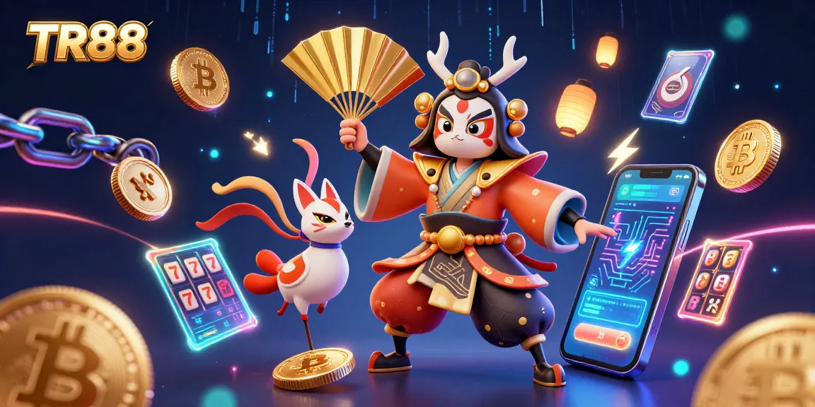 Engage in thrilling gameplay at TR88 with vibrant characters and dynamic casino elements.